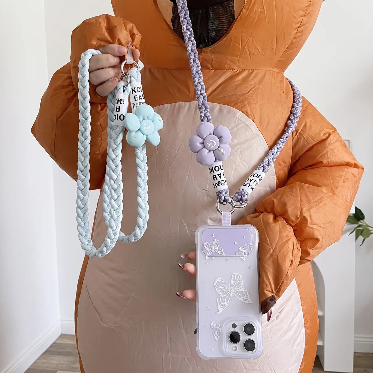 PuffRats™ Lanyard Crossbody Bag Phone Holder